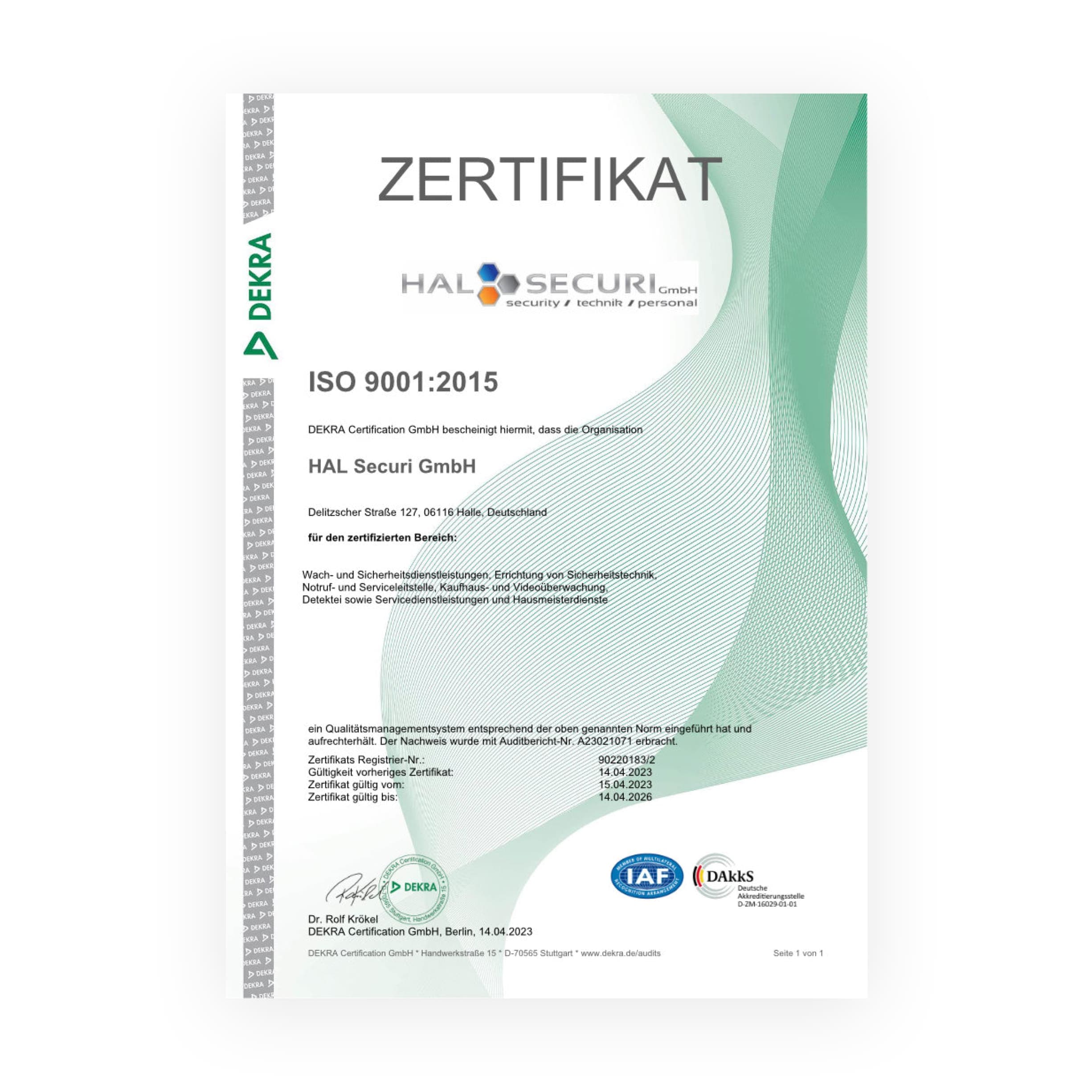 DIN ISO 9001:2015 Alt